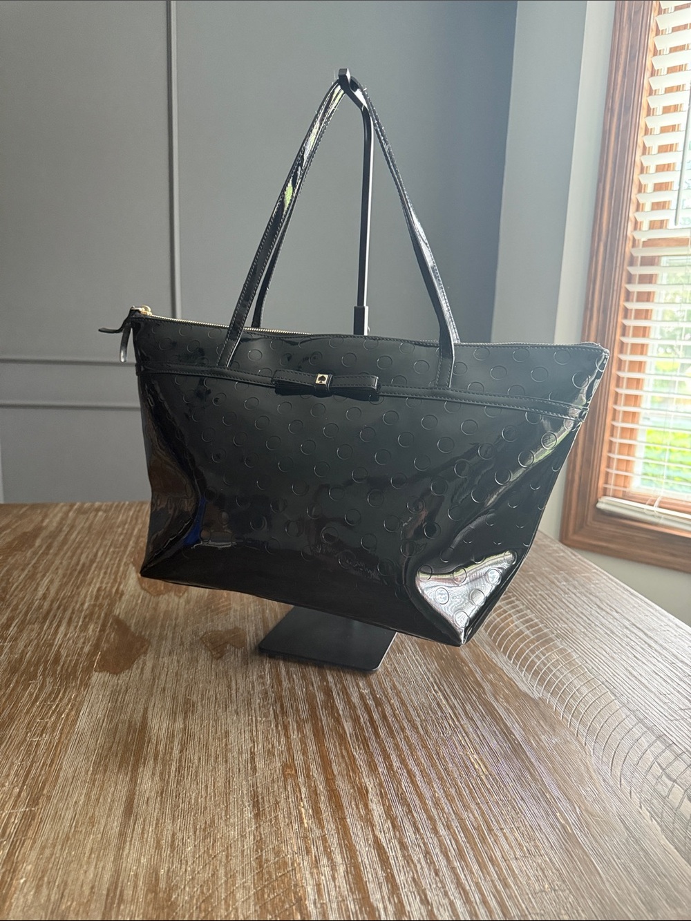 Kate Spade Camellia Street Jeralyn patent leather tote bag